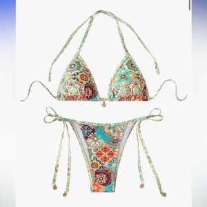 Multicolor bikini set